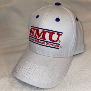 White Southern Methodist University Hat